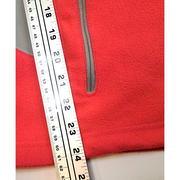 Columbia Fleece Jacket Women's M Fitted Full Zip Long Sleeve Pink  Gorp Trail - Picture 8 of 9